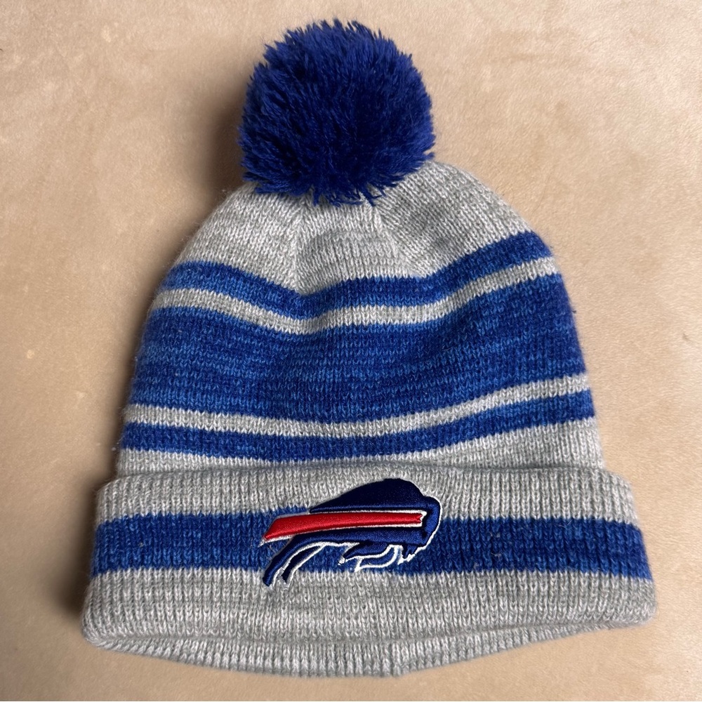 Buffalo Bills Beanie – Adult Size | NFL Pom Pom Knit Hat